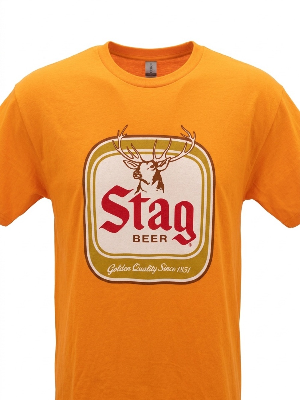 Stag Beer x Heaterz Hot Chicken Promotional T-Shirt Size Large Excellent